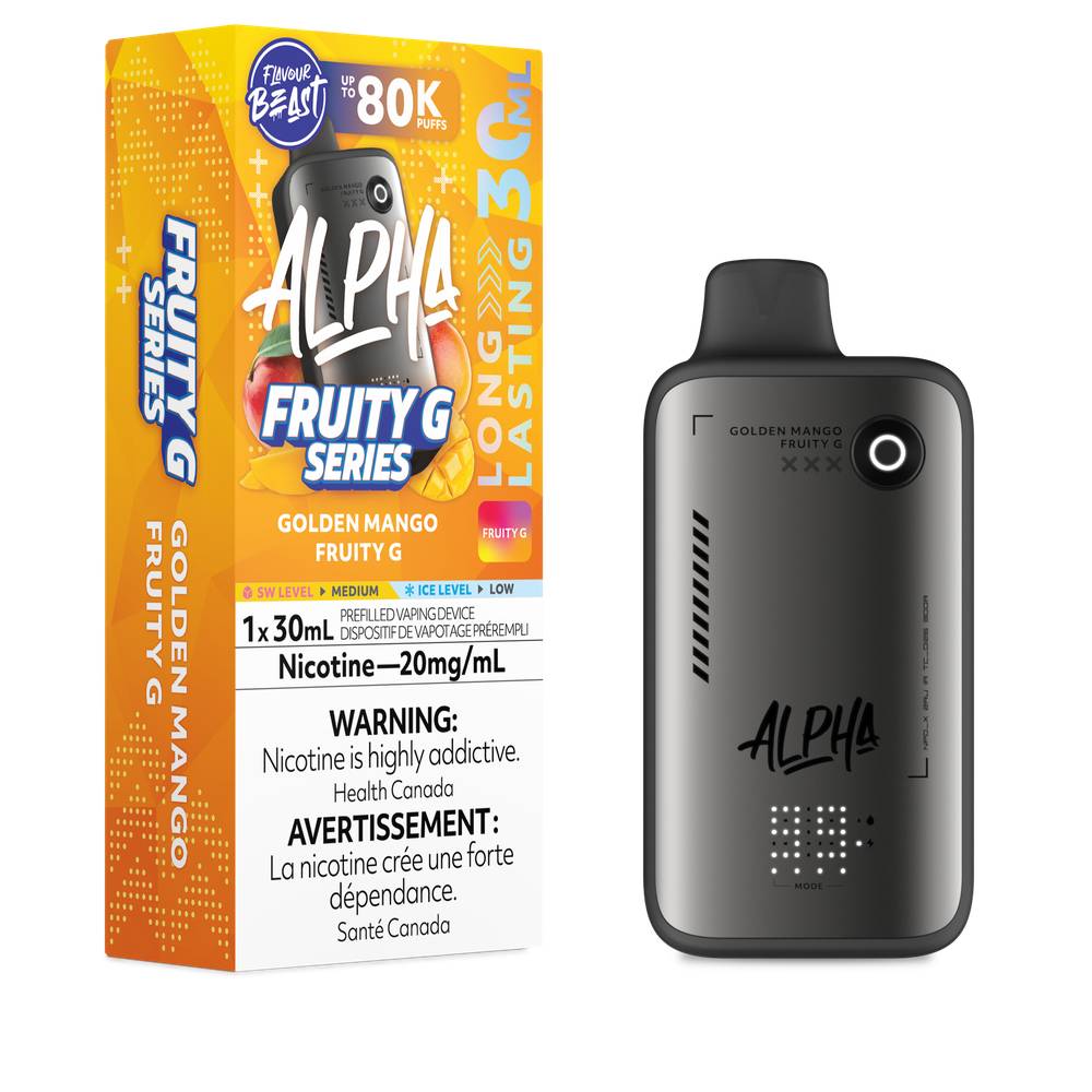 Flavour Beast Alpha 80K Disposable Vape Golden Mango Fruity G